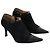 Bottines Chanel en daim noir Taille 42 - vue 3