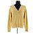 Cárdigan Eric Bompard de cashmere amarillo XL