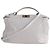 Fendi Peekaboo Medium Schultertasche weiß
