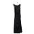 Vestido Ganni negro de viscosa