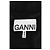 Vestido Ganni negro de viscosa - vista 5
