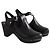 Isabel Marant Minimals Clogs aus schwarzem Leder - Ansicht 3