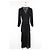 Maje Vestido Ruffiniti negro - vista 3