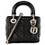 DIOR - Borsa a tracolla Lady Dior mini in pelle cannage nera