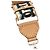 FENDI - Tracolla Fendi in tela monogrammata marrone e beige - vista 3