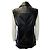 Chaleco Moto de Cuero Negro Michael Kors Collection - vista 3