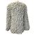 Autre Marque Forte_Forte Shaggy Bouclé Pullover Perlgrau - Ansicht 3