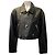 Iro Black Leather Castilli Moto Jacket
