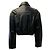 Iro Black Leather Castilli Moto Jacket - view 3