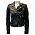 Iro Black Leather Ashville Moto Jacket