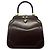 Judith Leiber Brown Leather Top Handle Bag