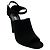 Prada Black Suede Peep Toe Ankle Booties