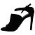 Prada Black Suede Peep Toe Ankle Booties - view 3