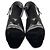 Prada Black Suede Peep Toe Ankle Booties - view 6