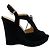 Prada Cuñas slingback de ante negro / pony hair - vista 2
