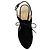 Prada Cuñas slingback de ante negro / pony hair - vista 4