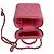 Chanel Mini Vanity Case en cuir d'agneau matelassé Rose - vue 9