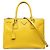 Bolso Prada Medium Saffiano Lux Galleria Double Zip Amarillo