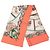 Lenço de seda Orange Hermès Chevaux de Trait 90 Scarves