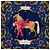 Foulard di seta Hermès Cheval Turc Blu 90 Scarves - vista 2