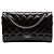Borsa a tracolla Chanel Reissue 2.55 Double Flap 226 in vernice matelassé marrone