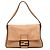 Borsa a tracolla Fendi Mamma Forever Large in pelle di vitello Marrone