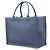 Book Tote Dior Medium in pelle goffrata Blu - vista 2