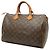 Borsa Boston Louis Vuitton Monogram Speedy 35 Marrone - vista 2