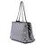 Borsa Chanel Small Quilted Metallic Aged Calfskin Chain Me Tote Argento - vista 2