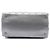 Borsa Chanel Small Quilted Metallic Aged Calfskin Chain Me Tote Argento - vista 3