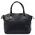 Borsa Dome Satchel Gucci Medium in pelle di vitello nera con ciondolo GG
