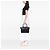 Borsa Dome Satchel Gucci Medium in pelle di vitello nera con ciondolo GG - vista 6