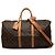Borsa da viaggio Louis Vuitton Monogram Keepall Bandouliere 50 Marrone
