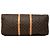 Borsa da viaggio Louis Vuitton Monogram Keepall Bandouliere 60 Marrone - vista 3