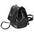 Gabrielle Chanel CC Mania Mini-Rucksack aus schwarzem Lammleder - Ansicht 3