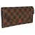 Portafoglio Josephine Louis Vuitton in canvas Damier Ebene rosso - vista 4