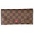 Portafoglio Josephine Louis Vuitton in canvas Damier Ebene rosso - vista 8