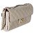 Gabrielle Bolso Medium Accordion Chanel de piel de becerro acolchada gris efecto arrugado - vista 4