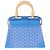 Goyard Blue Goyardine Canvas Saigon PM - vue 2