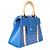Goyard Blue Goyardine Canvas Saigon PM - vue 4