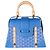 Goyard Blue Goyardine Canvas Saigon PM - vue 8