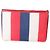 Pouch Gucci in tela logo multicolore - vista 2