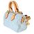 Louis Vuitton Sky Blue Monogram Denim Nano Speedy - vista 3