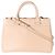 Borsa Shopper Chanel Medium Neo Executive in Pelle di Vitello Granulata Light Beige - vista 2