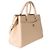 Borsa Shopper Chanel Medium Neo Executive in Pelle di Vitello Granulata Light Beige - vista 4