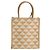 Prada Symbole Mini Tote in tessuto ricamato e pelle Saffiano - vista 5