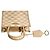 Prada Symbole Mini Tote in tessuto ricamato e pelle Saffiano - vista 8