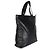 Gabrielle Chanel Vintage CC Tote aus geprägtem schwarzem Lammleder - Ansicht 2