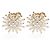 David Yurman Yellow Gold Diamond Starburst Ohrringe