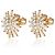 David Yurman Yellow Gold Diamond Starburst Ohrringe - Ansicht 3